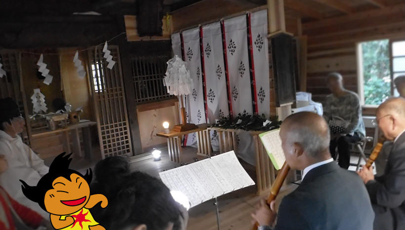 写真：「魚見塚浅間神社例大祭」千葉県鴨川市貝渚・魚見塚浅間神社（7月30・31日）