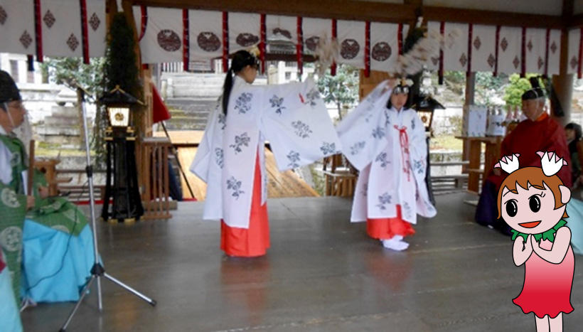 写真：「鉛練比古神社例祭」滋賀県長浜市余呉町・鉛練比古神社（4月14日）