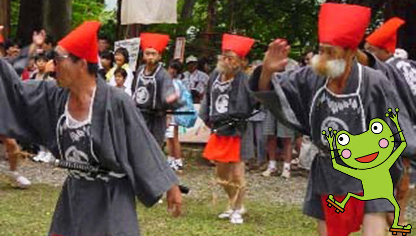 写真：「大宮諏訪神社例祭」長野県北安曇郡小谷村・大宮諏訪神社（8月最終土日）