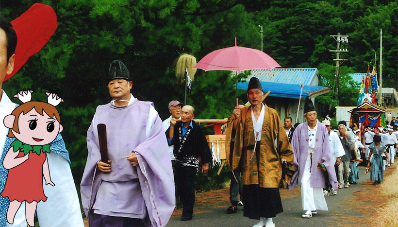 写真：「興津八幡宮大祭」高知県高岡郡四万十町・八幡宮（10月15日）