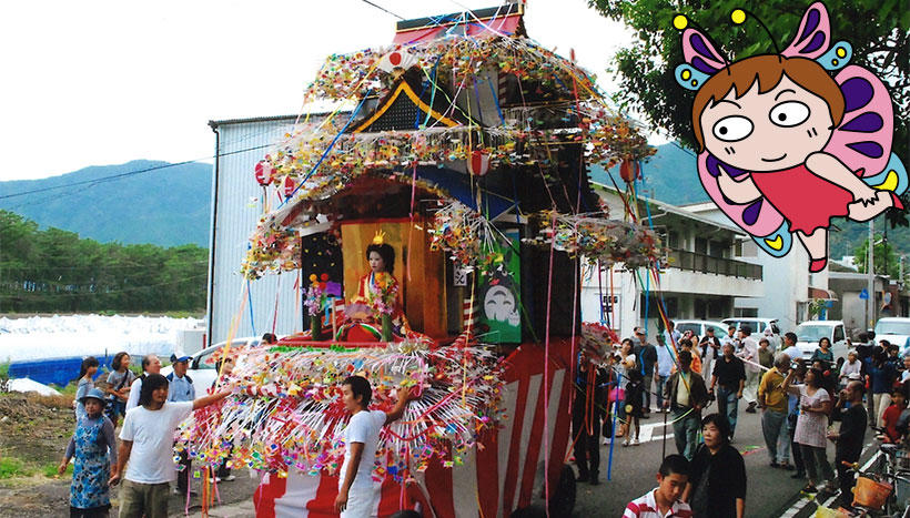 写真：「興津八幡宮大祭」高知県高岡郡四万十町・八幡宮（10月15日）