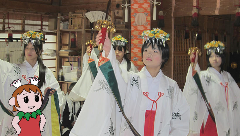 写真：「樂樂福（ささふく）神社春季例大祭」鳥取県日野郡日南町・樂樂福神社（5月1日）