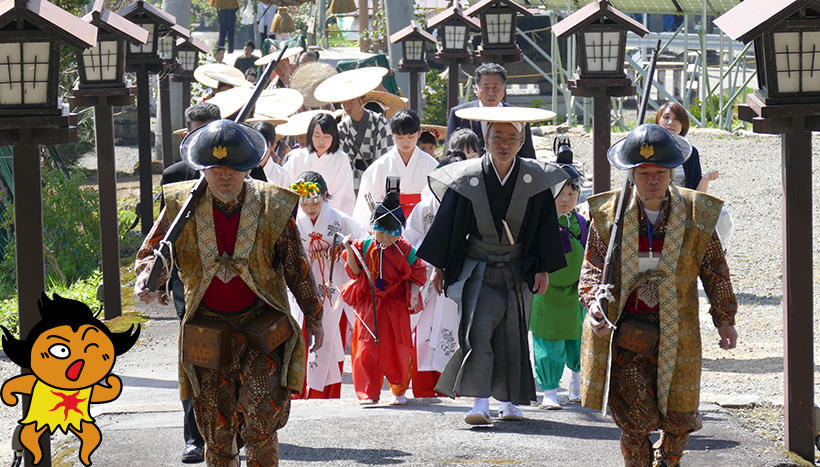 写真：高田神社（岐阜県飛騨市古川町鎮座）