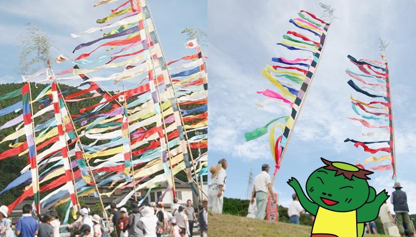 写真：「虫追い祭り」 熊本県・一町田八幡宮（７月上旬頃）