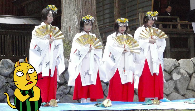 写真：「樂樂福（ささふく）神社春季例大祭」鳥取県日野郡日南町・樂樂福神社（5月1日）