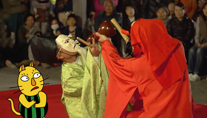 写真：「里神楽」 福井県・篠座神社