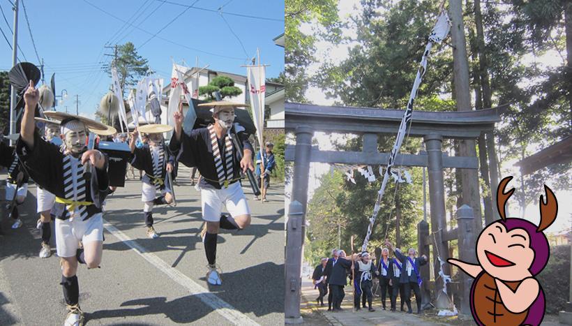 写真：「八幡神社例祭」 秋田県・神宮寺八幡神社（9月15日）