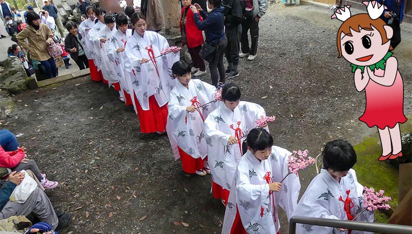 写真：「八幡大神社例大祭」埼玉県秩父郡東秩父村・八幡大神社（11月3日）