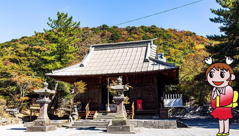 写真：温泉神社（長崎県雲仙市小浜町雲仙）