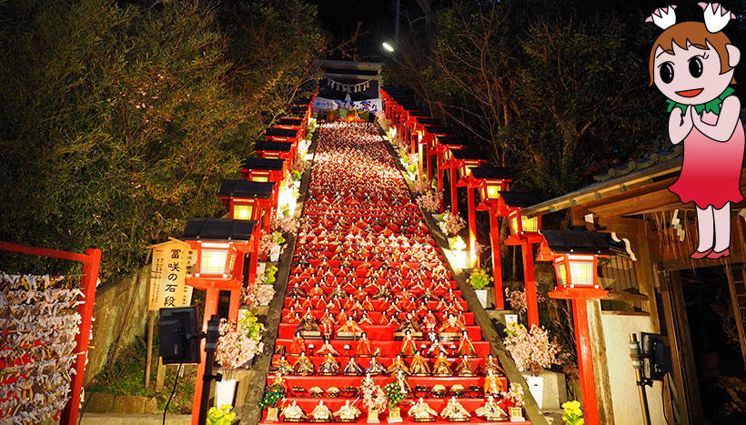 写真：遠見岬神社（千葉県勝浦市浜勝浦鎮座）