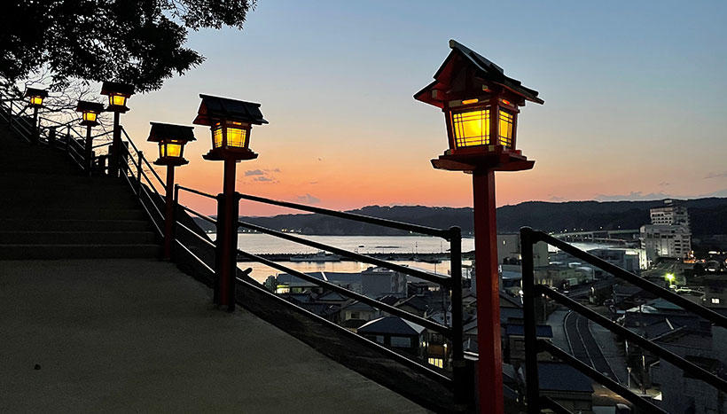 写真:遠見岬神社(千葉県勝浦市浜勝浦鎮座)