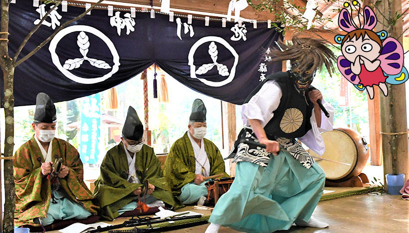 写真：池川神社（高知県吾川郡仁淀川町鎮座）