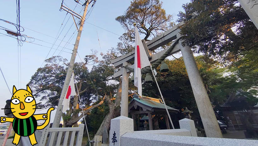 写真：深江八幡神社（石川県羽咋市深江町鎮座）