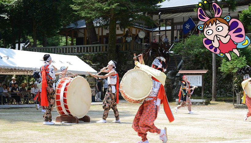 写真：乎彌神社（滋賀県長浜市余呉町下余呉鎮座）