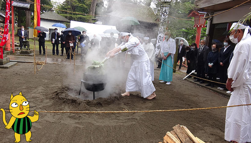 写真：呑香稲荷神社（岩手県二戸市福岡鎮座）