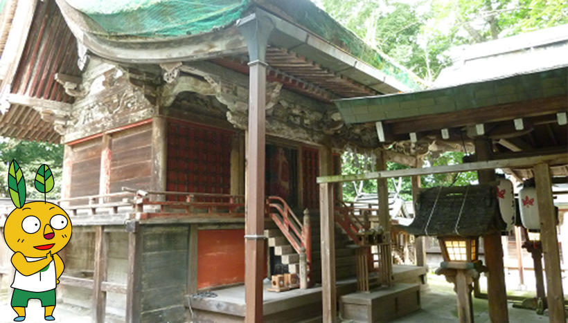 写真：御霊神社（奈良県五條市霊安寺町鎮座）