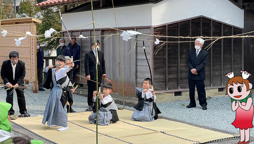 写真：賀茂那備神社（島根県隠岐郡隠岐の島町加茂鎮座）