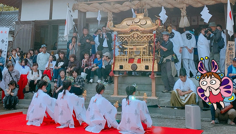 写真：八幡神社（徳島県吉野川市山川町川田八幡鎮座）