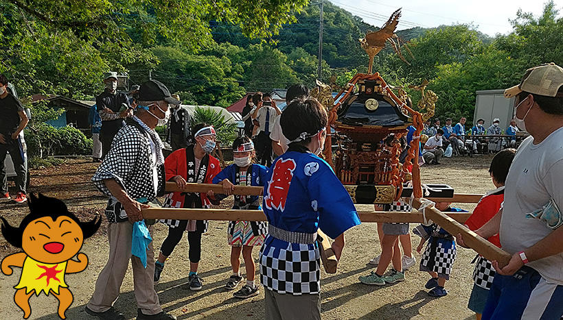 写真：鹿島神社（茨城県東茨城郡城里町上古内鎮座）