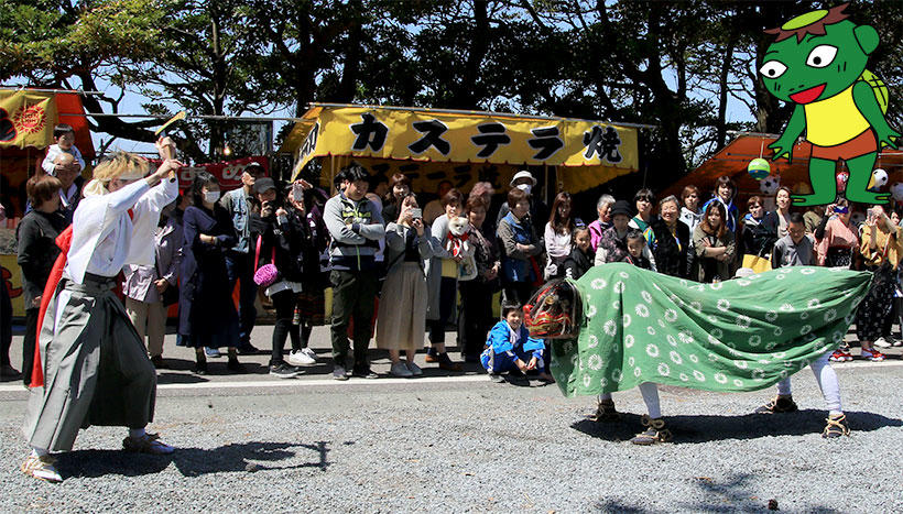 写真：大湊神社（福井県坂井市三国町安島鎮座）