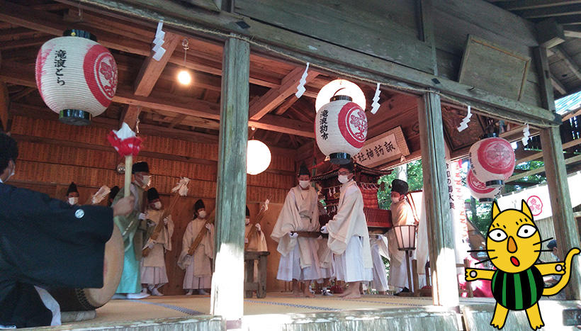 写真：諏訪神社（静岡県静岡市葵区田代鎮座）