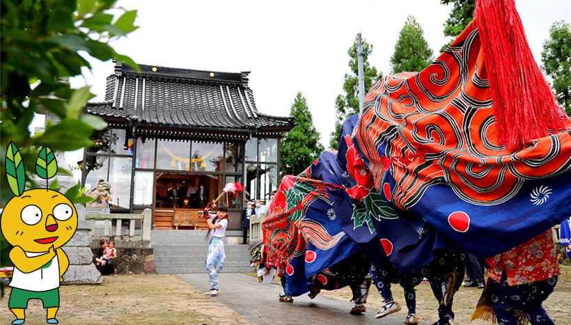写真：日吉社（富山県南砺市柴田屋　鎮座）