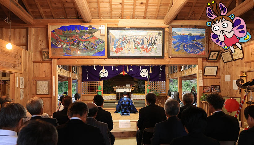 写真:八幡宮(高知県安芸郡東洋町河内 鎮座)