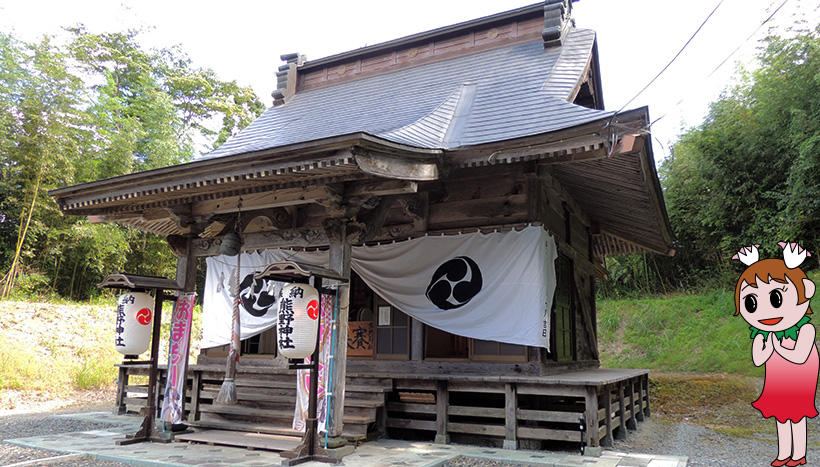 写真：熊野神社（岩手県陸前高田市横田町　鎮座）